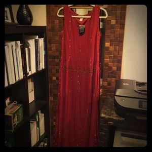 Drop Waist Silk Dress